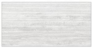 SAVOIA TRAVERTINE LINEAL dekor 30x60 cm, mat reliéf 3D, silver