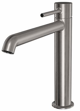 CONCEPT 300 ROUND umyvadlová stojánková baterie, brushed metallic