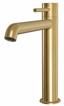 CONCEPT 300 ROUND umyvadlová stojánková baterie, PVD, brushed gold brass