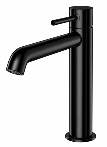 CONCEPT 300 ROUND umyvadlová stojánková baterie, s odtokovou soupravou, PVD, infinity black CRIPH22355PCON Obrázek - Hlavní obrázek