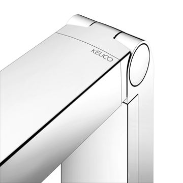 KEUCO AXESS sklopné madlo 650 mm, chrom/černá 35003010737 Obrázek - fotka