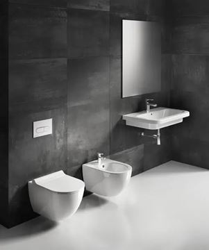 RAVAK CHROME umyvadlo 55 cm, s otvorem pro baterii a přepadem XJG01155000 Obrázek - fotka