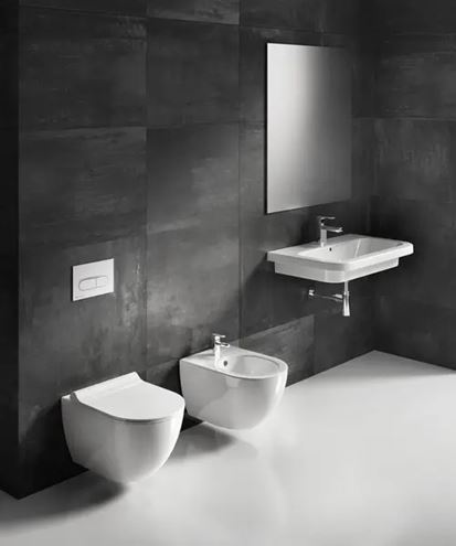 RAVAK CHROME umyvadlo 55 cm, s otvorem pro baterii a přepadem XJG01155000 Obrázek - fotka