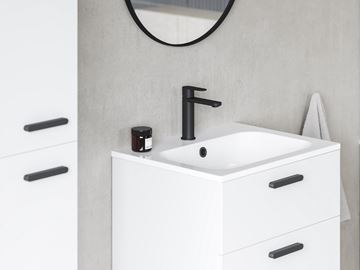 RAVAK CHROME SLIM umyvadlo 60 cm, s otvorem pro baterii a přepadem, litý mramor XJG01160001 Obrázek - fotka