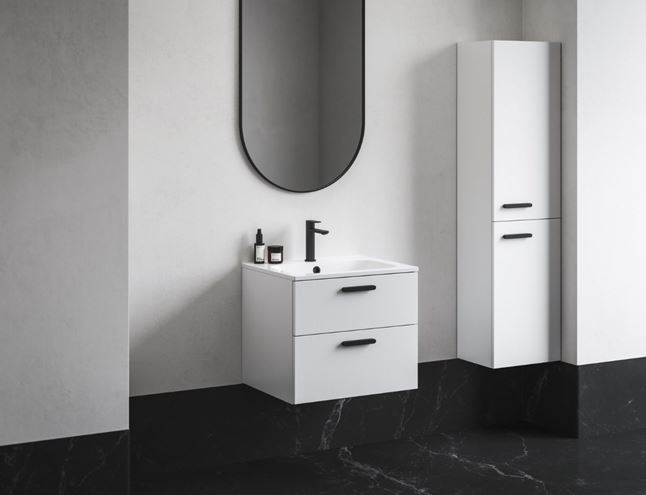 RAVAK CHROME SLIM umyvadlo 70 cm, s otvorem pro baterii a přepadem, litý mramor XJG01170001 Obrázek - fotka