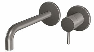 CONCEPT 300 ROUND umyvadlová podomítková baterie, brushed metallic