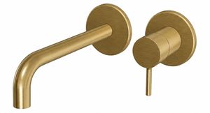 CONCEPT 300 ROUND umyvadlová podomítková baterie, PVD, brushed gold brass