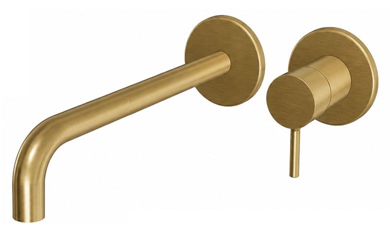 CONCEPT 300 ROUND umyvadlová podomítková baterie, PVD, brushed gold brass CRIPH95996PCON Obrázek - Hlavní obrázek