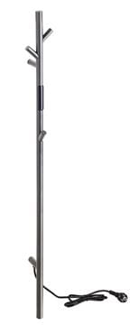 BEMETA elektrický sušák ručníků 1180x130 mm, 30 W, s el. kabelem, matná grafitová