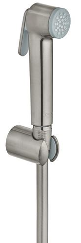 GROHE TEMPESTA-F TRIGGER SPRAY 30 bidetová sprška, s hadicí a držákem, supersteel 27513DC1 Obrázek - Hlavní obrázek