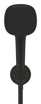 GROHE TEMPESTA CUBE 110 sprchová souprava 3-dílná, ruční sprcha 110x110 mm, 3 proudy, hadice, držák, Water Saving, matte black 269102433 Obrázek - fotka