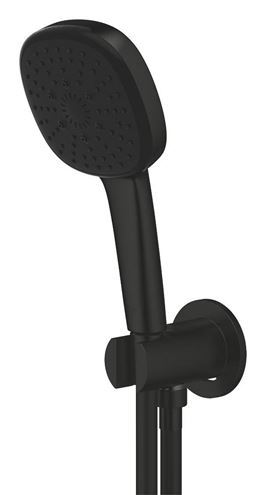 GROHE TEMPESTA CUBE 110 sprchová souprava 3-dílná, ruční sprcha 110x110 mm, 3 proudy, hadice, držák, Water Saving, matte black 269102433 Obrázek - fotka