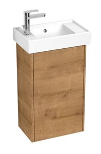 LAUFEN FIORA skříňka pod umývátko 40,8x26x67,4 cm, 1 dvířka, Push-open, dub