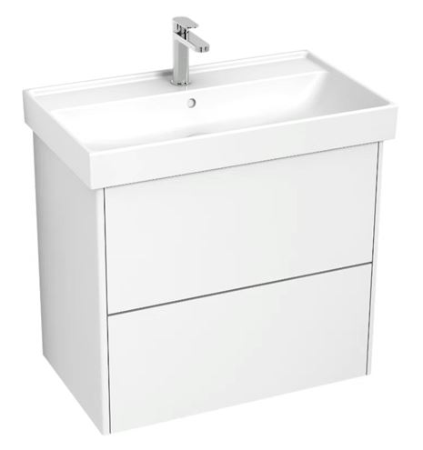 LAUFEN FIORA skříňka pod umyvadlo 75,9x45,3x67,4 cm, 2 zásuvky, Push-open, lesklá bílá H40F9934015001 Obrázek - Hlavní obrázek