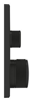 GROHE GROHTHERM SMARTCONTROL podomítková termostatická baterie, pro 2 spotřebiče, Water Saving, phantom black 102166KF00 Obrázek - fotka