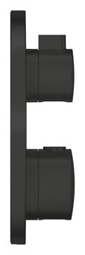 GROHE GROHTHERM podomítková termostatická baterie, pro 2 spotřebiče, Water Saving, phantom black 1022082430 Obrázek - fotka