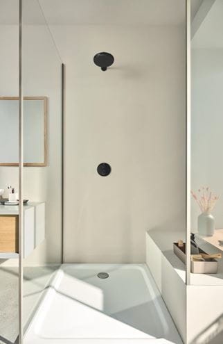 GROHE GROHTHERM podomítková termostatická baterie, pro 2 spotřebiče, Water Saving, phantom black 1022082430 Obrázek - fotka