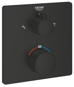 GROHE GROHTHERM podomítková termostatická baterie, pro 2 spotřebiče, matte black