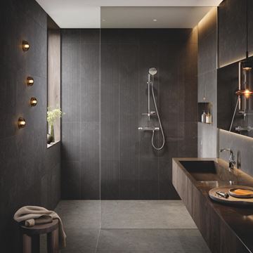 GROHE ESSENCE NEW umyvadlová stojánková baterie, s odtokovou soupravou, chrom 24173001 Obrázek - fotka
