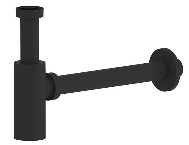 EASY designový umyvadlový sifon DN32, s převlečnou maticí 5/4, matná černá PAS110BLM Obrázek - Hlavní obrázek