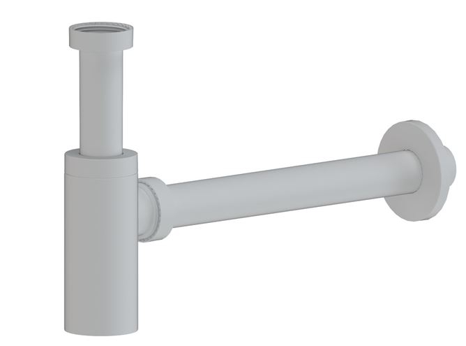 EASY designový umyvadlový sifon DN32, s převlečnou maticí 5/4, matná bílá PAS110WHM Obrázek - Hlavní obrázek