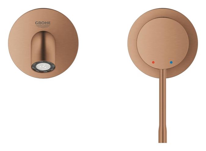 GROHE ESSENCE NEW umyvadlová podomítková baterie, kartáčovaný warm sunset 29192DE1 Obrázek - fotka