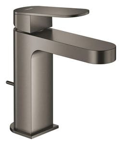 GROHE PLUS umyvadlová stojánková baterie, s odtokovou soupravou, kartáčovaný hard graphite