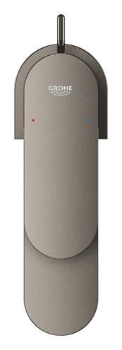 GROHE PLUS umyvadlová stojánková baterie, s odtokovou soupravou, kartáčovaný hard graphite 32612AL4 Obrázek - fotka