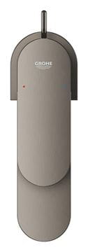 GROHE PLUS umyvadlová stojánková baterie, s odtokovou soupravou, kartáčovaný hard graphite 32612AL4 Obrázek - fotka