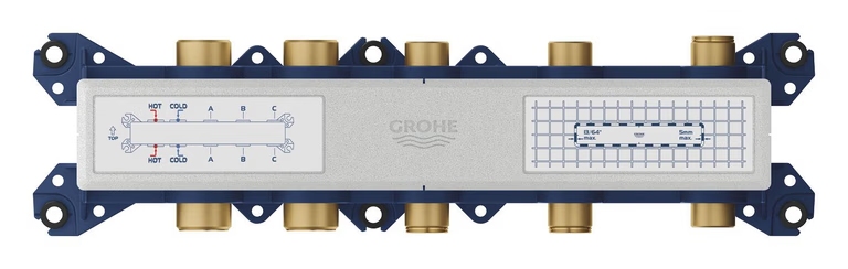 GROHE RAPIDO SMARTBOX podomítkové těleso pro 3 spotřebiče 1068690000 Obrázek - fotka