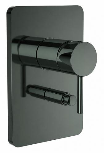 CONCEPT 300 ROUND sprchová podomítková baterie, s přepínačem, PVD, infinity black CRIPH68955PCON Obrázek - Hlavní obrázek