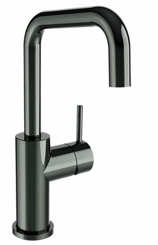 CONCEPT 300 ROUND umyvadlová stojánková baterie, s odtokovou soupravou, PVD, infinity black CRIPH21655PCON Obrázek - Hlavní obrázek