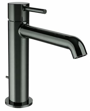 CONCEPT 300 ROUND umyvadlová stojánková baterie, s odtokovou soupravou, PVD, infinity black