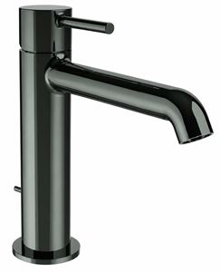 CONCEPT 300 ROUND umyvadlová stojánková baterie, s odtokovou soupravou, PVD, infinity black