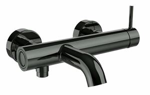 CONCEPT 300 ROUND vanová nástěnná baterie, s přepínačem, PVD, infinity black