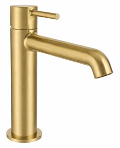 CONCEPT 300 ROUND umyvadlová stojánková baterie, PVD, brushed gold brass