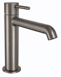 CONCEPT 300 ROUND umyvadlová stojánková baterie, brushed metallic