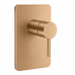 CONCEPT 300 ROUND sprchová podomítková baterie, PVD, brushed rose gold