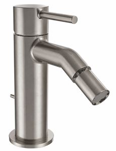 CONCEPT 300 ROUND umyvadlová stojánková baterie, s odtokovou soupravou, brushed metallic 
