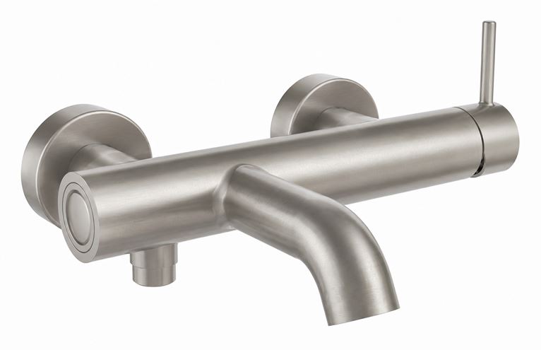 CONCEPT 300 ROUND vanová nástěnná baterie, s přepínačem, brushed metallic  CRIPH18777CON Obrázek - Hlavní obrázek