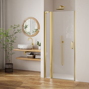 ROTH PASTEL PL PIF/800 sprchové dveře 80/200 cm, lítací, shiny gold/sklo transparent