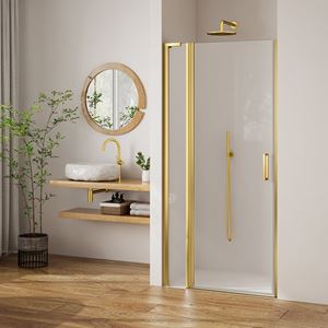 ROTH PASTEL PL PIF/800 sprchové dveře 80/200 cm, lítací, shiny gold/sklo transparent
