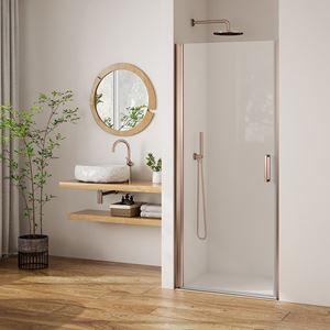 ROTH PASTEL PL PIV/800 sprchové dveře 80/200 cm, lítací, brushed rose gold/sklo transparent 