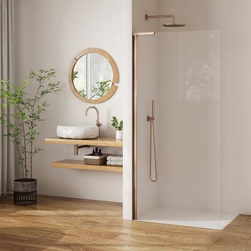 ROTH PASTEL PL TWU/800 stěna walk-in 80x200 cm, brushed rose gold/sklo trasparent PL TWU 080200 5PE Obrázek - Hlavní obrázek