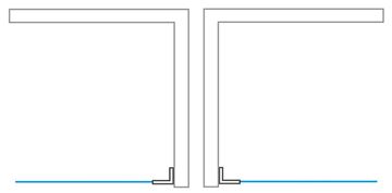 ROTH PASTEL PL TWU/800 stěna walk-in 80x200 cm, black matt/sklo trasparent PL TWU 080200 7PE Obrázek - fotka