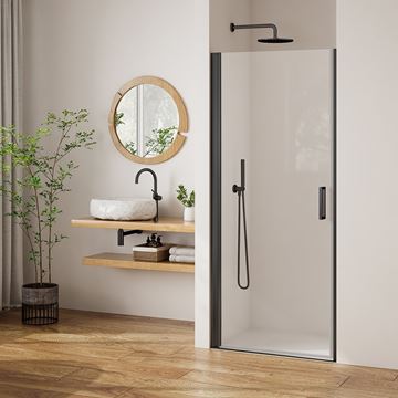 ROTH PASTEL PL PIV/800 sprchové dveře 80/200 cm, lítací, brushed gun metal/sklo transparent 