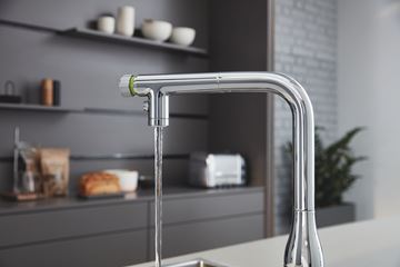 GROHE ESSENCE SMARTCONTROL dřezová baterie, s vytahovací sprškou, chrom 31892000 Obrázek - fotka