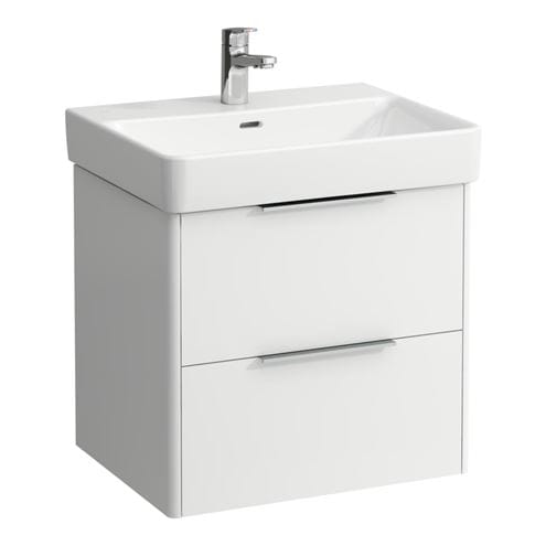 LAUFEN BASE skříňka pod umyvadlo 57x43,8x51,5 cm, 2 zásuvky, matná bílá H4022321102601 Obrázek - Hlavní obrázek