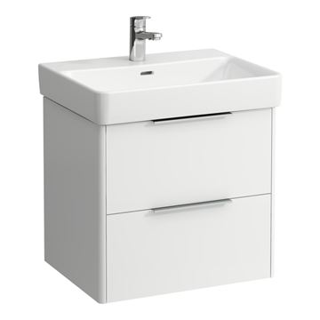 LAUFEN BASE skříňka pod umyvadlo 57x43,8x51,5 cm, 2 zásuvky, matná bílá