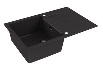 ALVEUS CADIT 20 QC BLACK EDITION granitový dřez 790x500 mm, otočný, odkapávač, černá 1149144 Obrázek - fotka